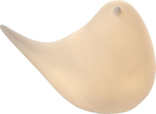 Bisque Finish Ceramic Table Top Bird 7.5"