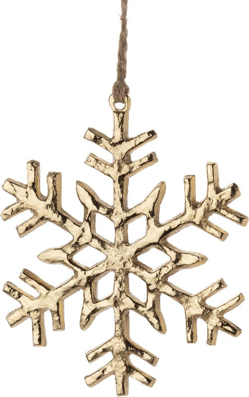 Cast Metal Snowflake Ornament