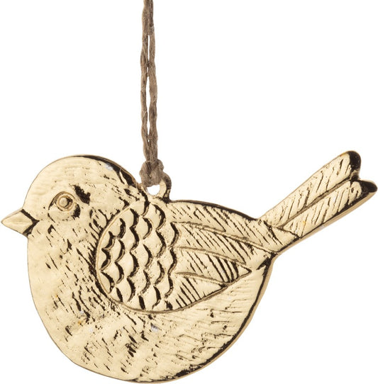 Cast Metal Robin Shape Bird Ornament