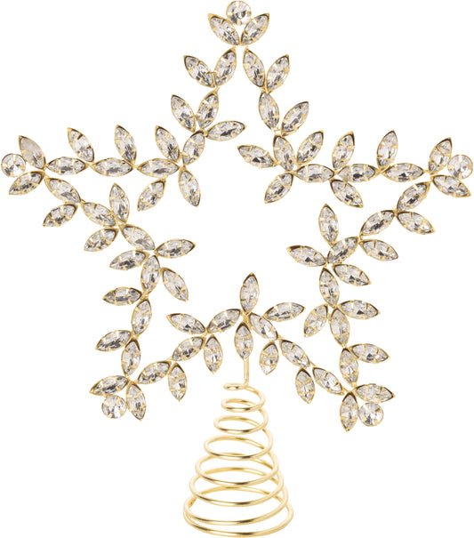 Mirrored Jewel Star Tree Topper