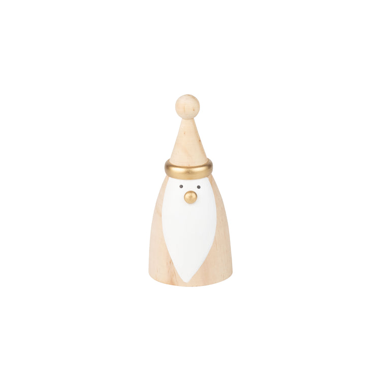 Assorted Wood Santa Ornament