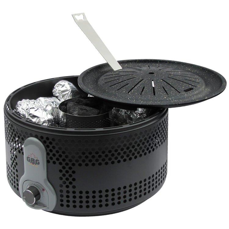 Canadian Hot Stone Grill w/Carry bag & Skewers