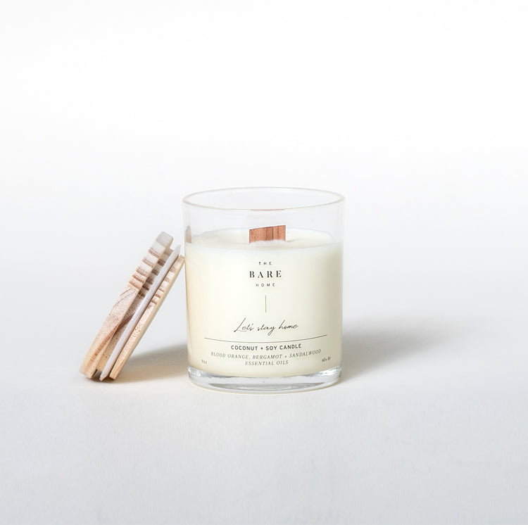 Candle: Let's Stay Home (Blood Orange, Bergamot + Sandalwood)