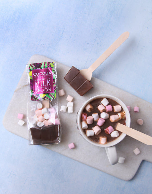 Cocoba Marshmallow Milk Hot Chocolate Spoon