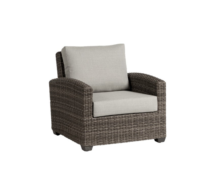 Coral Gables Club Chair w/cushion Retain Oyster (Pewter)