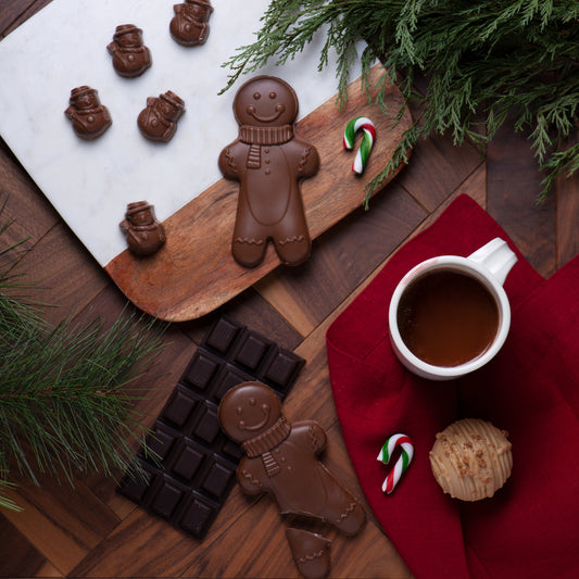 Galerie au Chocolat Milk Chocolate Caramel Snowmen