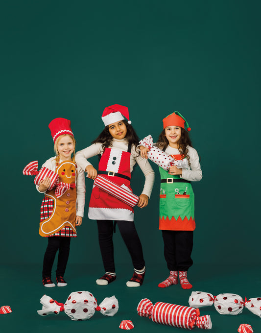 Elf Daydream Kids Apron and Hat Set