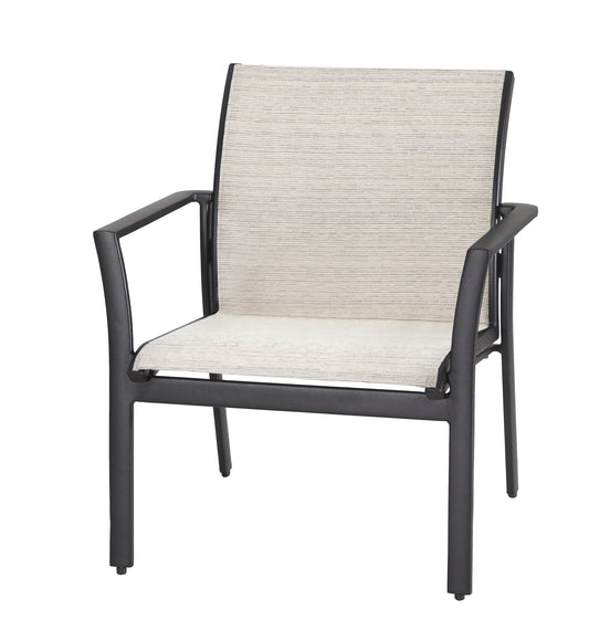4-PC Echelon Sling Sofa, 2 Lounge Chairs & 1 Ottoman, Weston Charcoal/Carbon