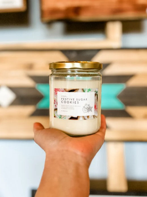Festive Sugar Cookie Soy Candle 12oz