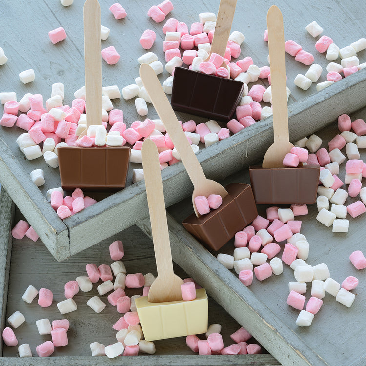 Cocoba Marshmallow Salted Caramel Hot Chocolate Spoon