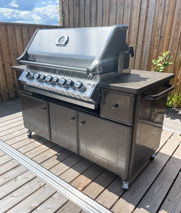 Paradise 67" Mobile Grill Island