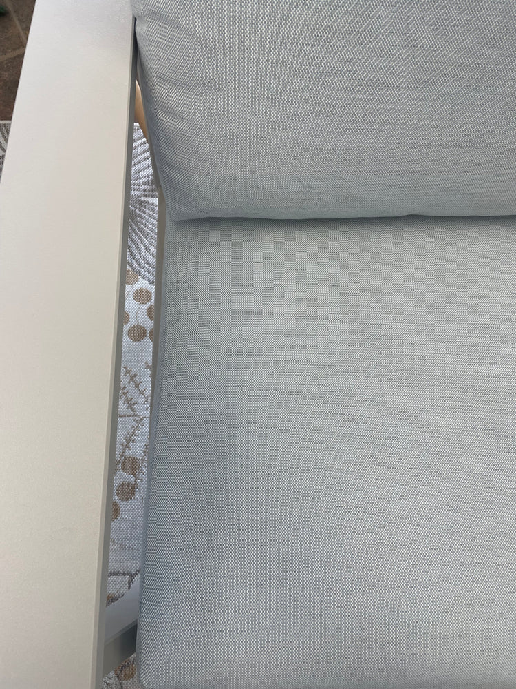 Antero MGP Cushion Arm Chair, Exhale Sky/Warm Grey