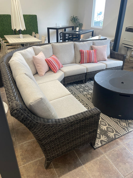 St. Martin Sectional w/cushion Fresco Flax