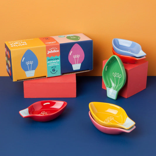 Spirits Bright Shaped Pinch Bowls (Set of 6)
