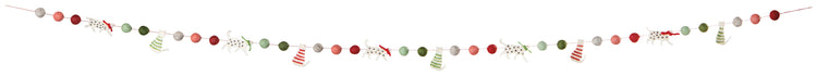 Cats Christmas Felt Garland