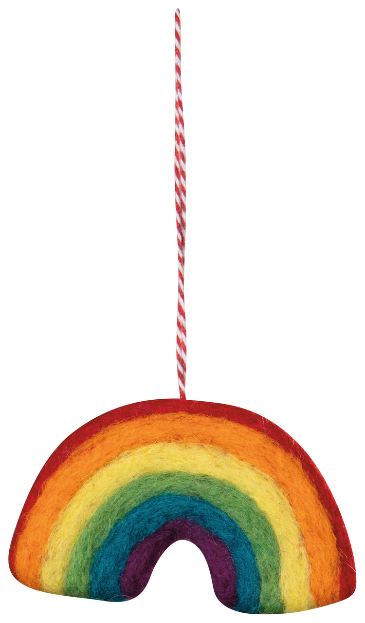 Assorted Love is Love Felt Ornament