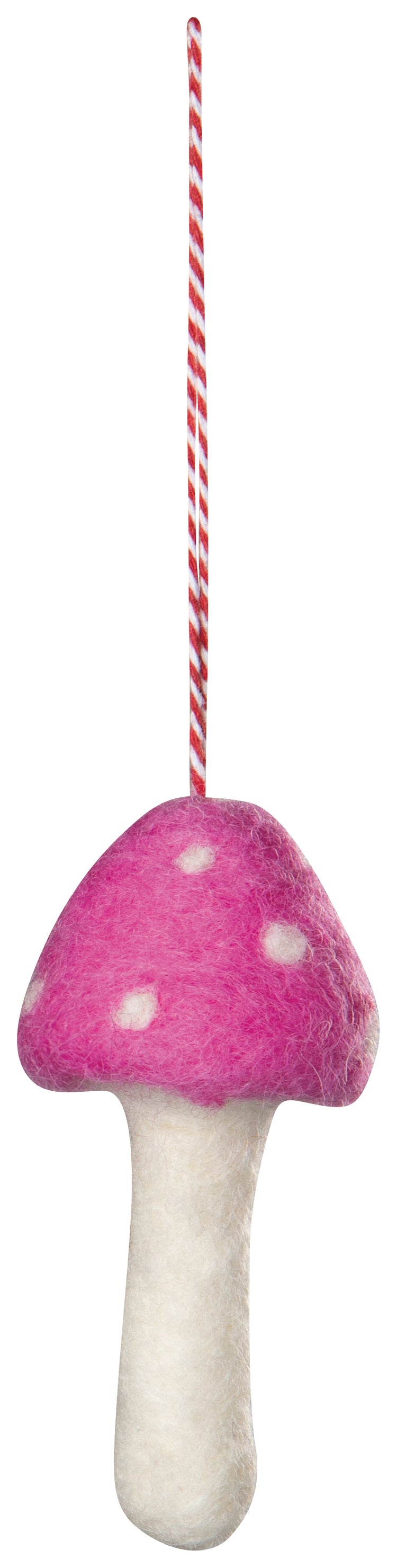 Assorted Toadstool Felt Ornament