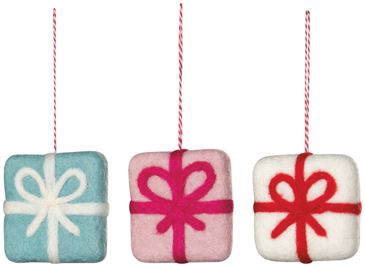 Assorted Presents Felt Ornament