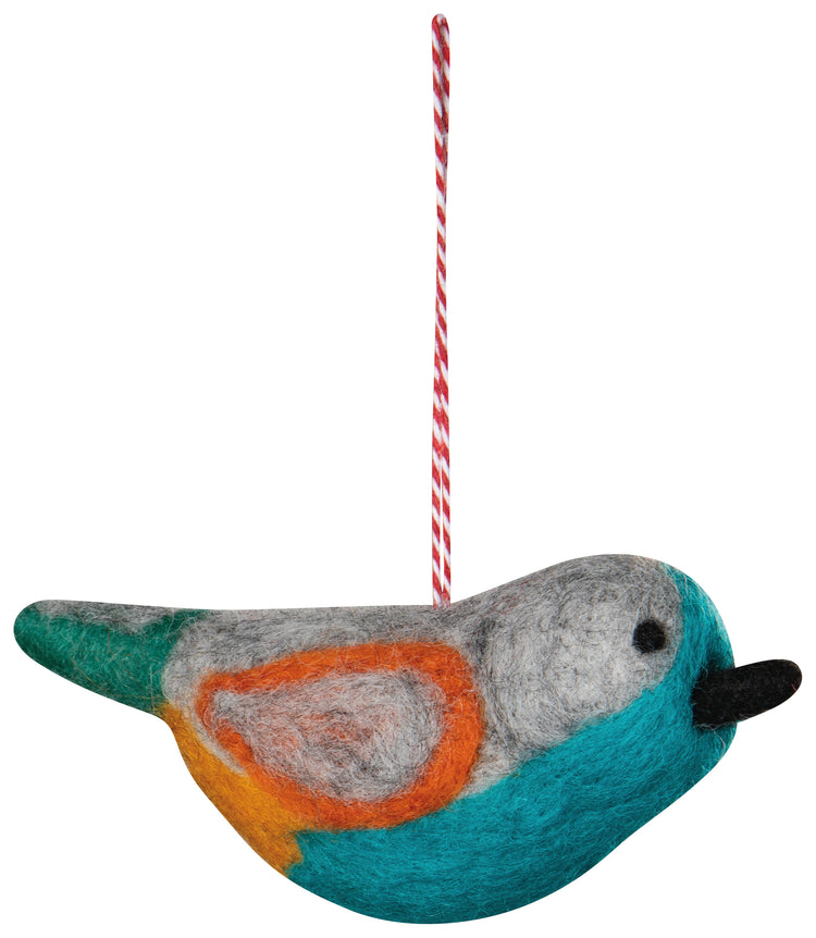 Assorted Bird Felt Ornament