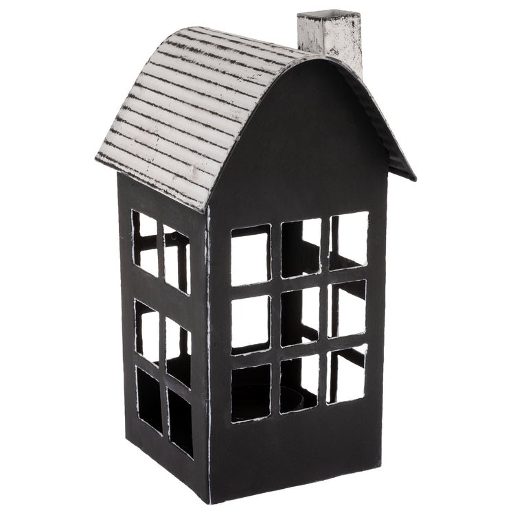 Metal House Rounded Roof Candle Holder
