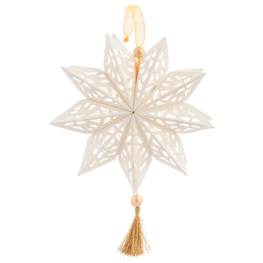 Star Snowflake Paper Honeycomb Ornament