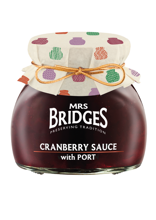 Mrs. Bridges Cranberry Sauce with Port