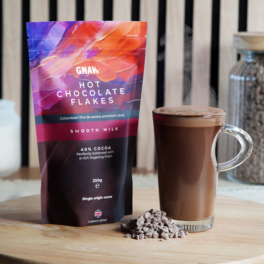 Gnaw Smooth Milk Hot Chocolate Flakes