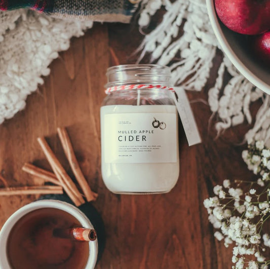 Mulled Apple Cider Soy Candle 12oz