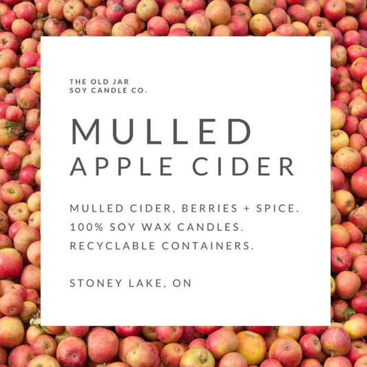 Mulled Apple Cider Soy Candle 12oz
