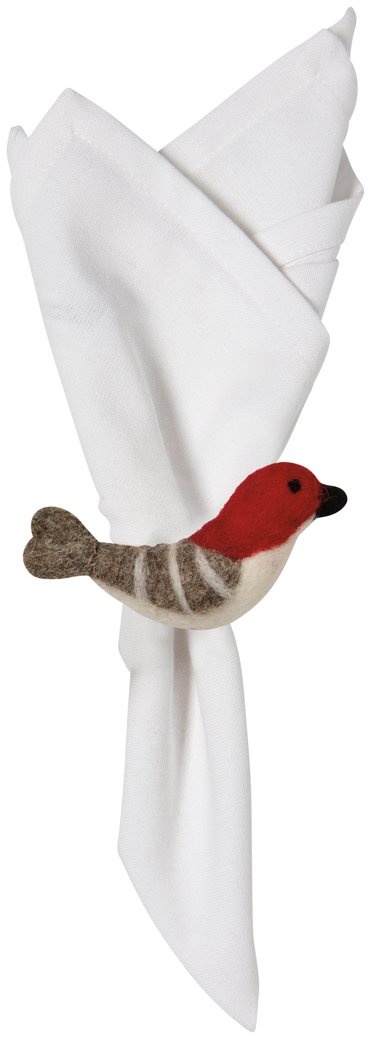 Birds & Boughs Christmas Felt Napkin Ring
