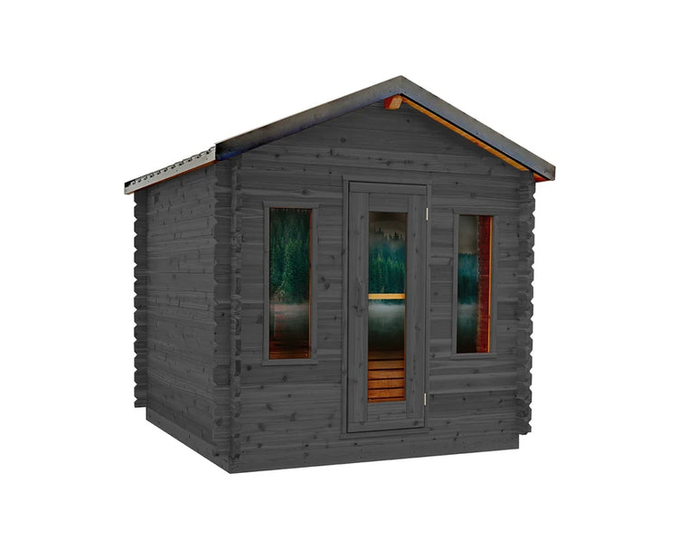 8' Red Cedar Classic Cabin Sauna
