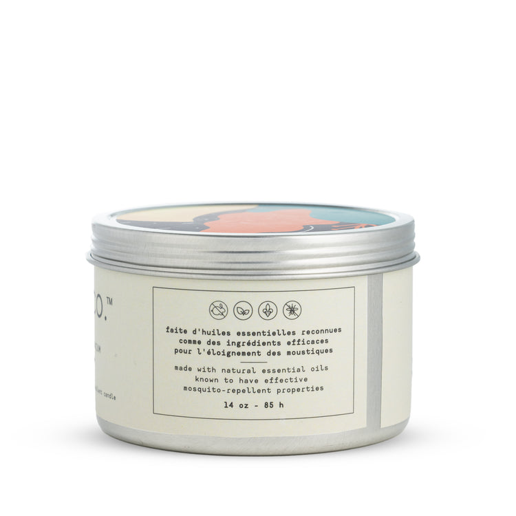 Mosquito Repellent Candle: Citronella & Geranium