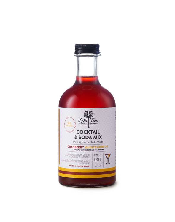 Split Tree Cocktail Co. Cranberry Ginger Cordial