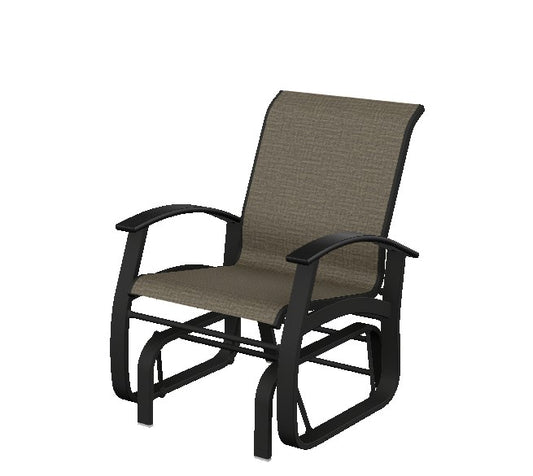 Belle Isle Sling Single-Seat Glider - Mocha/Black
