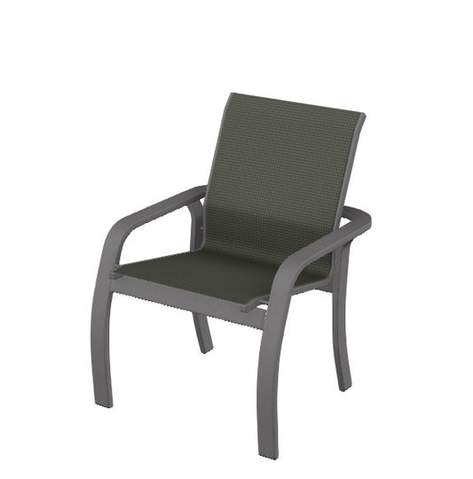 Soho Stacking Arm Chair, Ferrera/Graphite