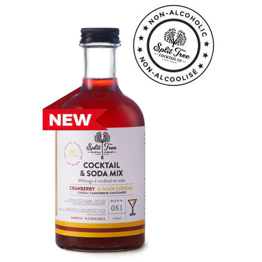 Split Tree Cocktail Co. Cranberry Ginger Cordial