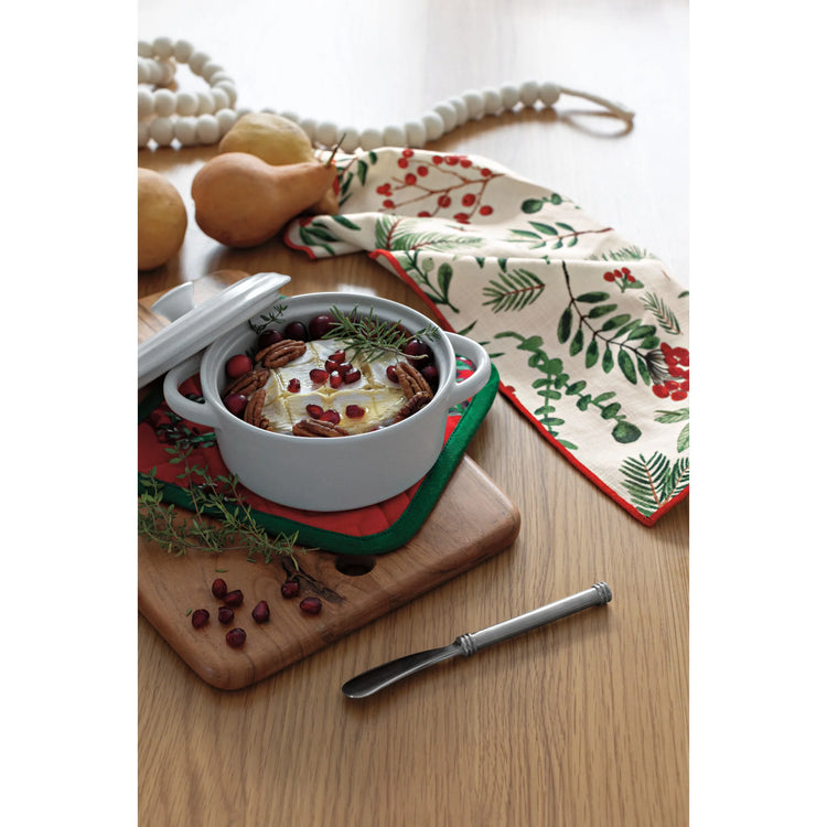 Set of 4 Winterberry Christmas Napkins