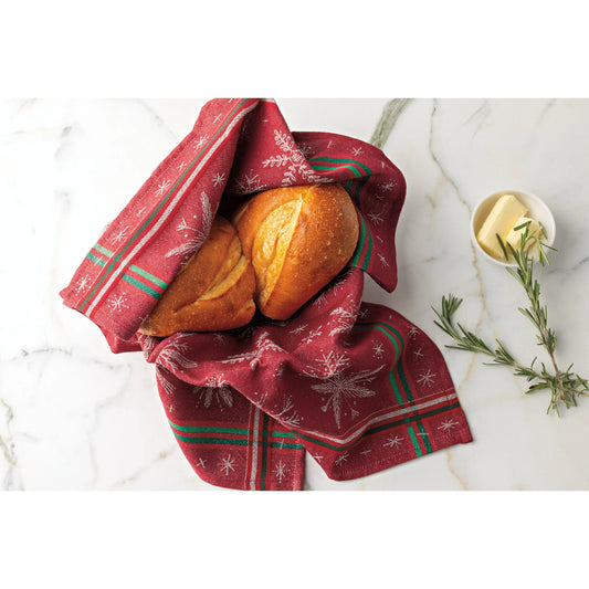 Winterberry Jacquard Christmas Dishtowel