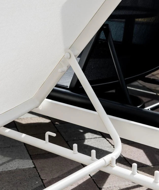 Bahamas Adjustable Chaise Lounger - Solar/Grey