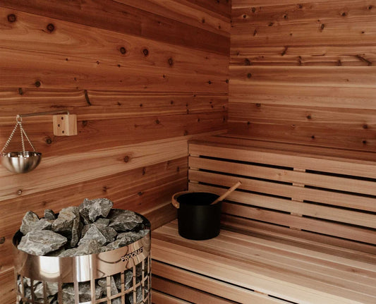 8' Red Cedar Classic Cabin Sauna