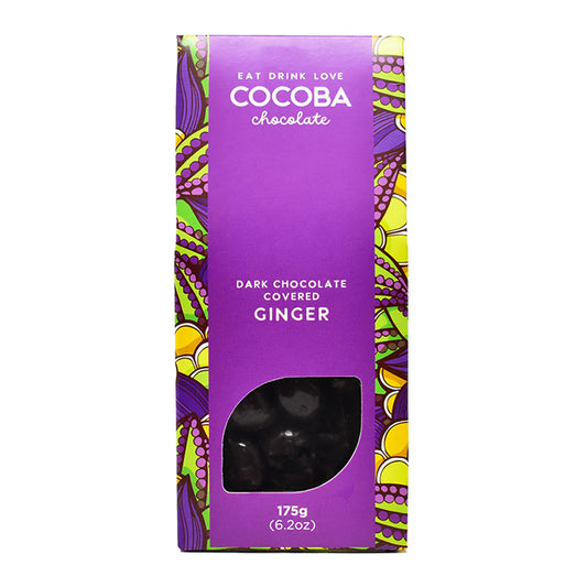 Cocoba Dark Chocolate Covered Ginger