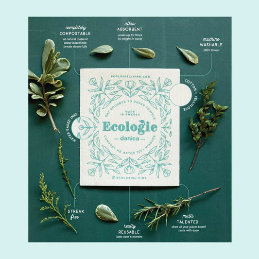 Birds & Boughs Swedish Sponge Cloth