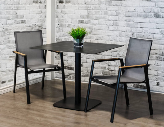 Atlas Dining Chair, Textured Black