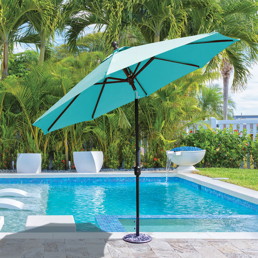 Galtech 9' RD Umbrella w/Auto Tilt