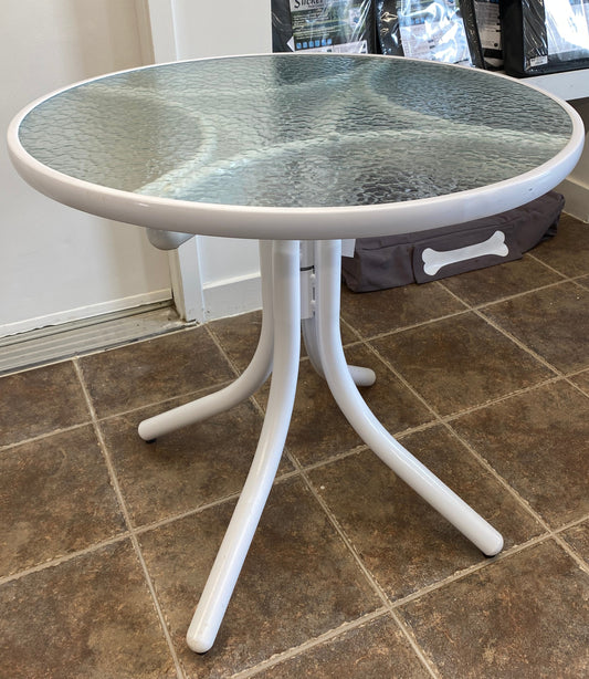 Glass 30'' Round Dining Table