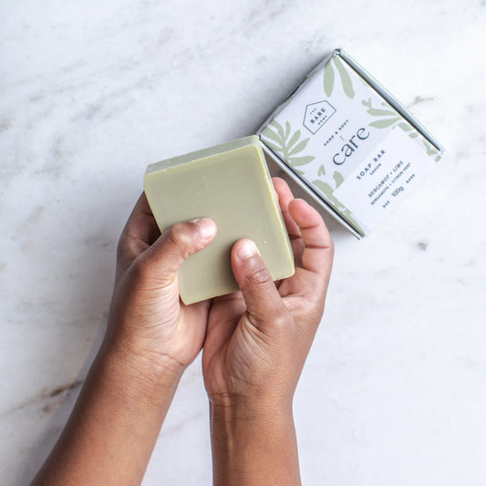 Hand + Body Bar Soap: Bergamot + Lime