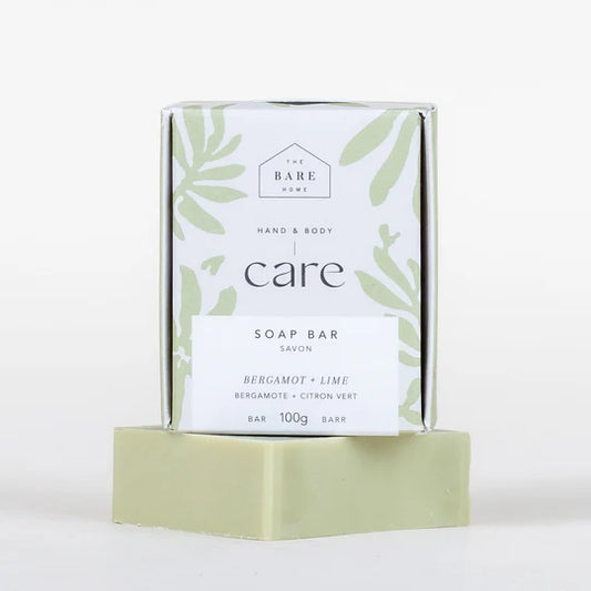 Hand + Body Bar Soap: Bergamot + Lime