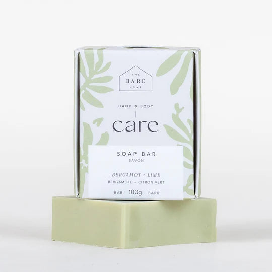 Hand + Body Bar Soap: Bergamot + Lime