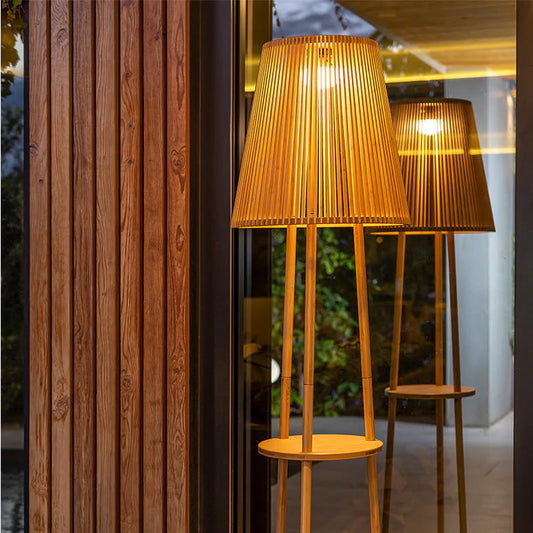 Okinawa Bamboo Floor Lamp