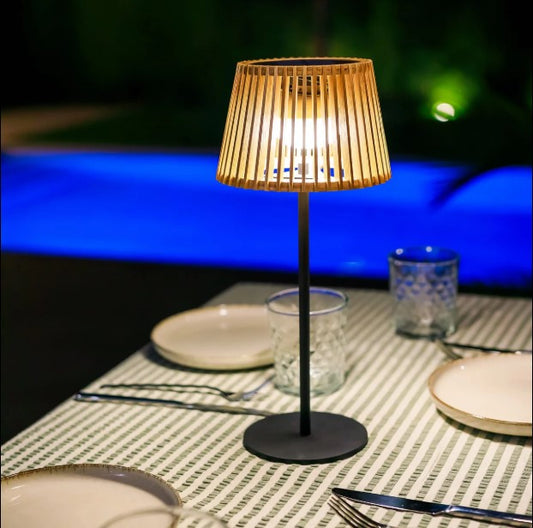 Okinawa Table Lamp | Solar & Rechargeable